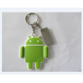 Custom Key Ring with Key Accessory, Rubber Key Chain (GZHY-KA-060)